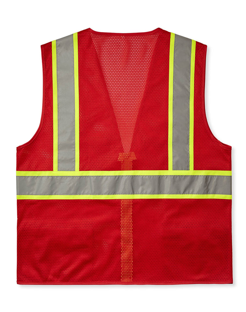 MAX Apparel MAX432 Enhanced Visibility Red Safety Vest