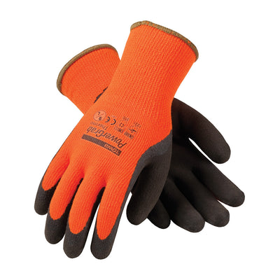 PIP 41-1400 PowerGrab Thermo Hi Vis Orange Acrylic Terry Winter Glove