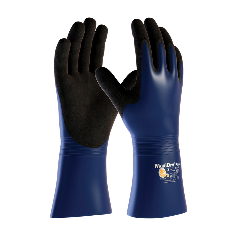 PIP 56-530 MaxiDry Plus Nitrile Coated Glove, Non-Slip Grip