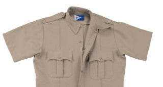Liberty Uniform Short Sleeve Polyester Zipper Uniform Shirt
