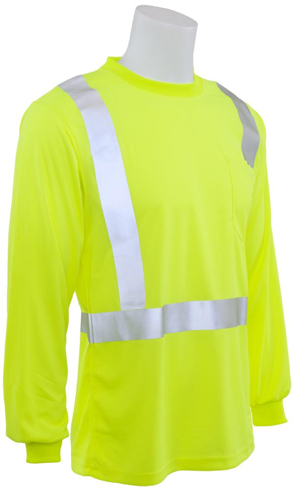 ERB 9007S Class 2 Hi Vis Long Sleeve T-Shirt