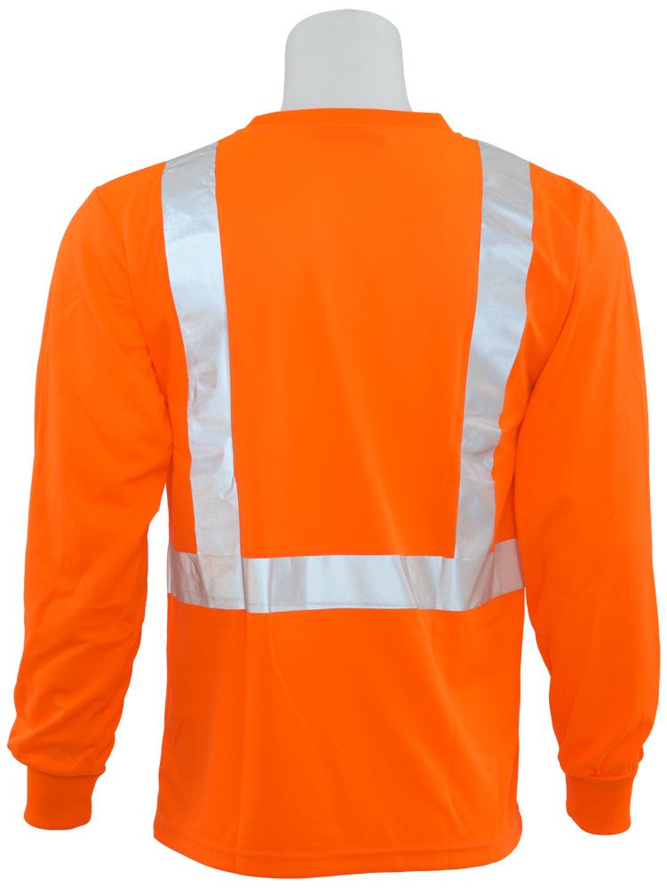 ERB 9007S Class 2 Hi Vis Long Sleeve T-Shirt