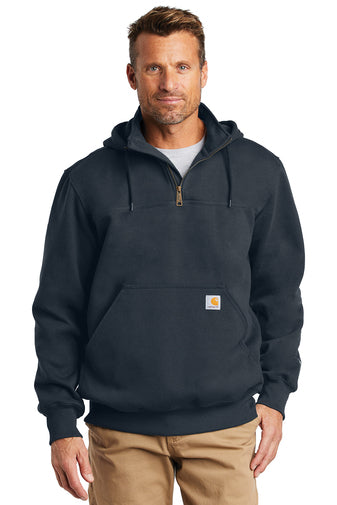 Carhartt ® Rain Defender ® Paxton Heavyweight Hooded Zip Mock Sweatshirt