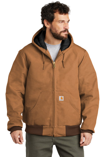 Carhartt ® Quilted-Flannel-Lined Duck Active Jac