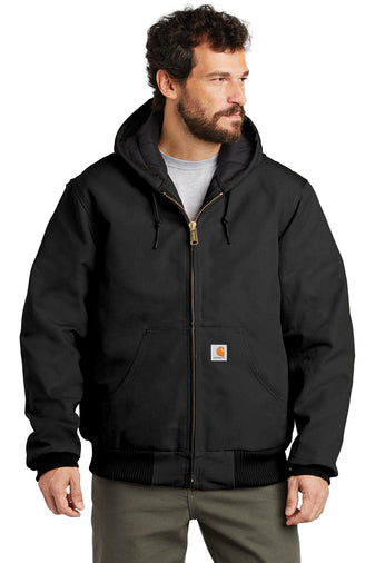 Carhartt ® Tall Quilted-Flannel-Lined Duck Active Jac