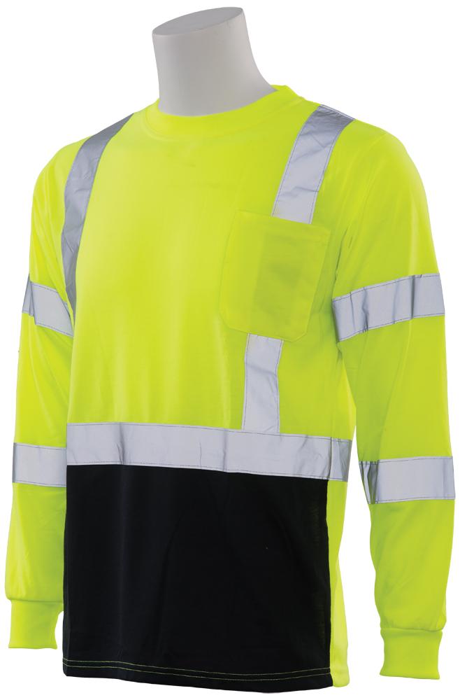 ERB 9804S Class 3 Hi Vis Long Sleeve T-Shirt