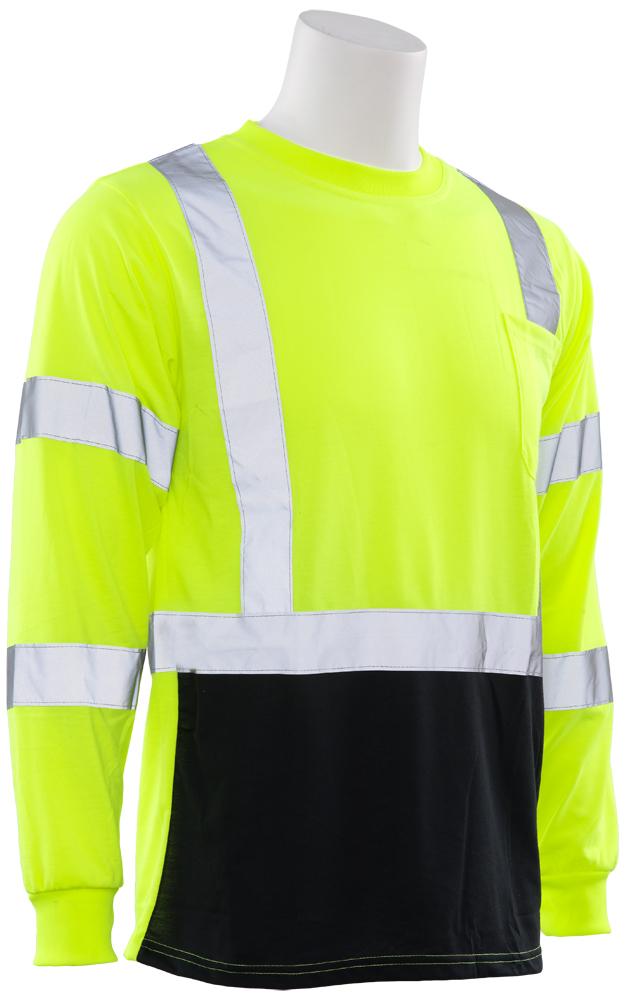 ERB 9804S Class 3 Hi Vis Long Sleeve T-Shirt