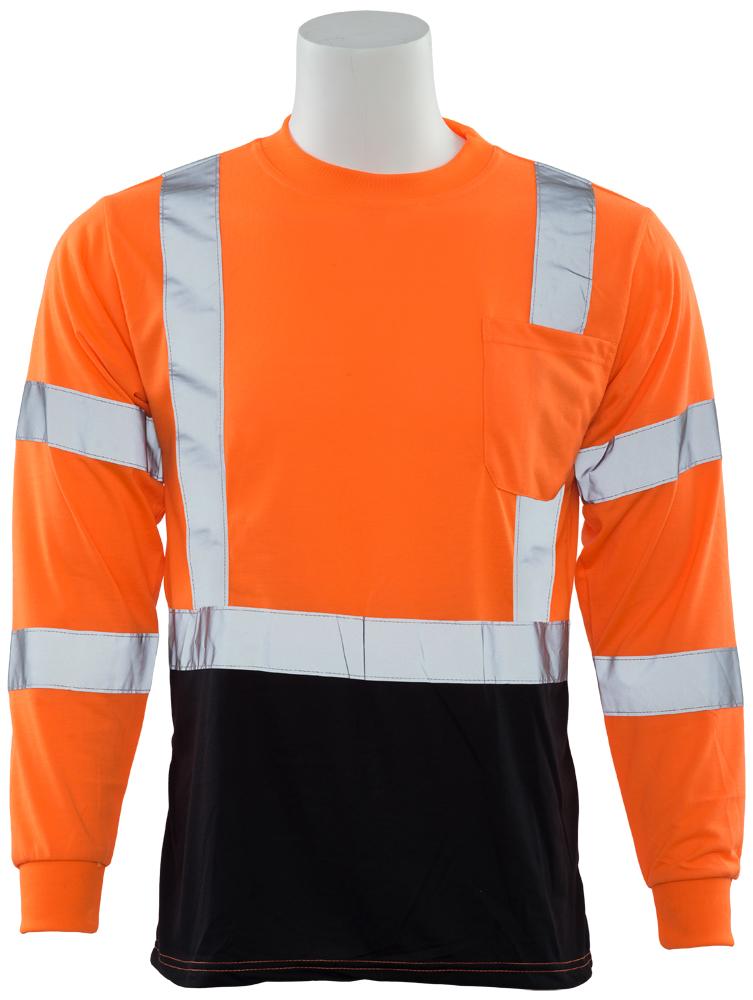 ERB 9804S Class 3 Hi Vis Long Sleeve T-Shirt