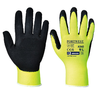 Hi-Vis Grip Glove - Latex Foam