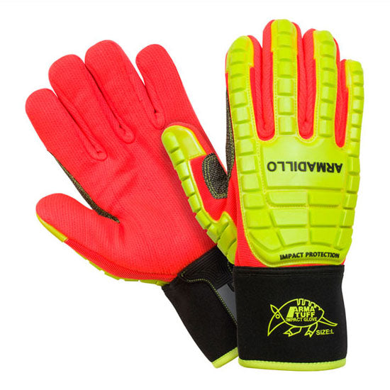 Southern Glove ACHMECOG Arma Tuff Armadillo Hi Vis Impact Gloves