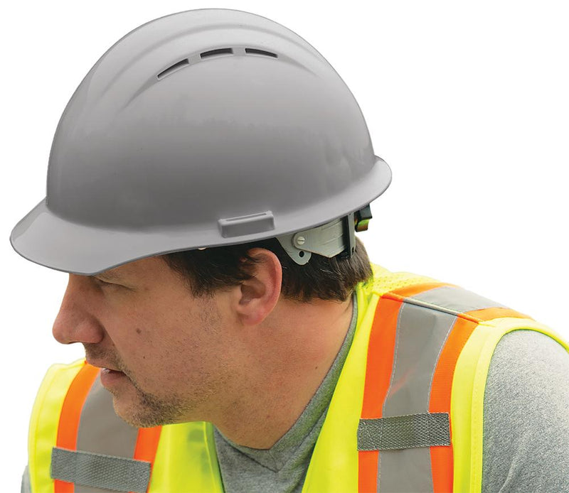ERB Americana Vented Hard Hat with 4-Point Ratchet Suspension
