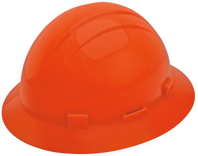 ERB Americana Full Brim Hard Hat with 4-Point Nylon Suspension and Accessory Slots