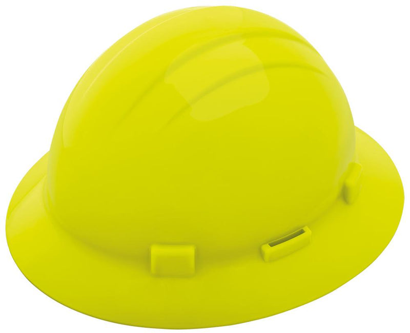 ERB Americana Full Brim Hard Hat with 4-Point Nylon Suspension and Accessory Slots