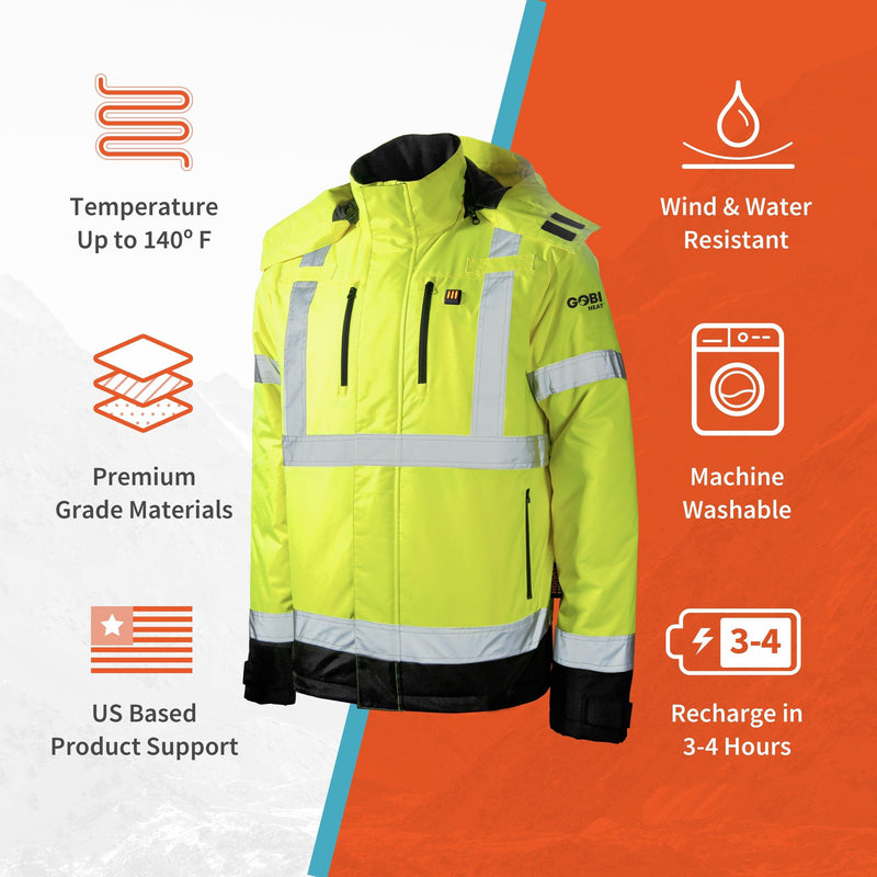 Gobi Heat Flash Heated Hi Vis Jacket