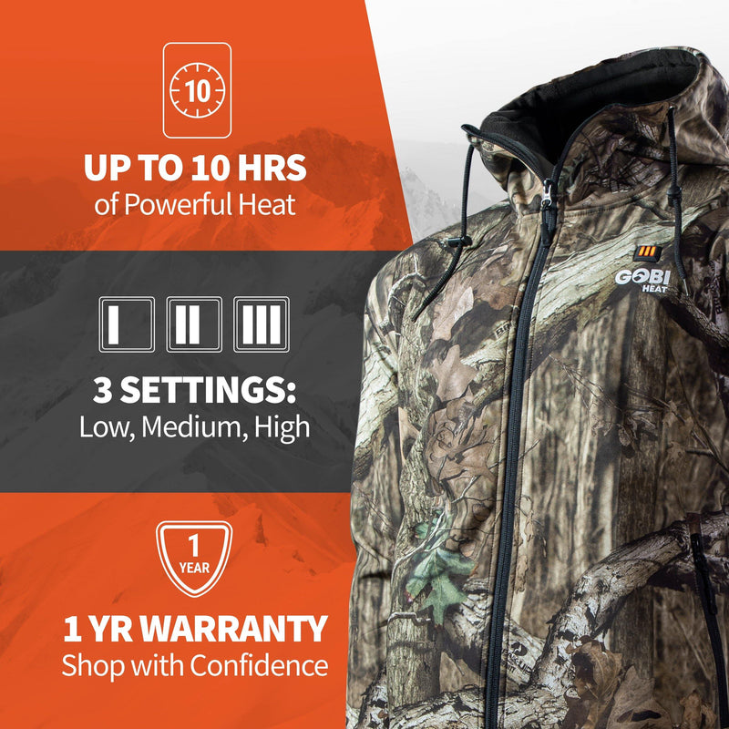 Gobi Heat Shadow Heated Hunting Hoodie - Mossy OakÂ® Camo