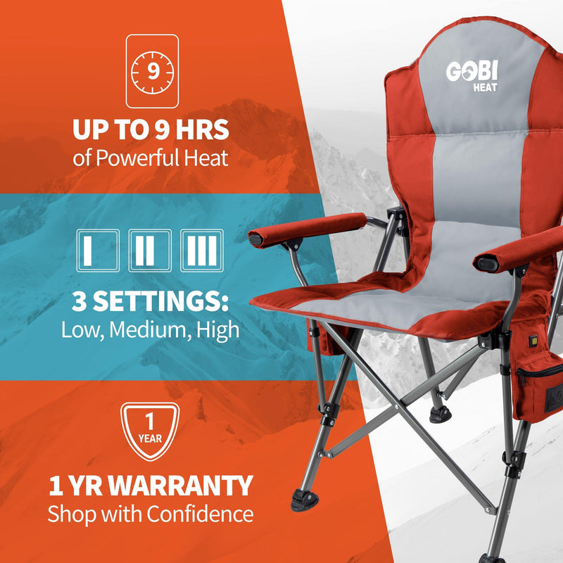 Flare Terrain Heated Camping Chair