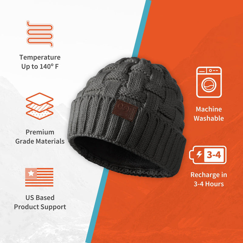 Gobi Heat Crest Womens Heated Beanie