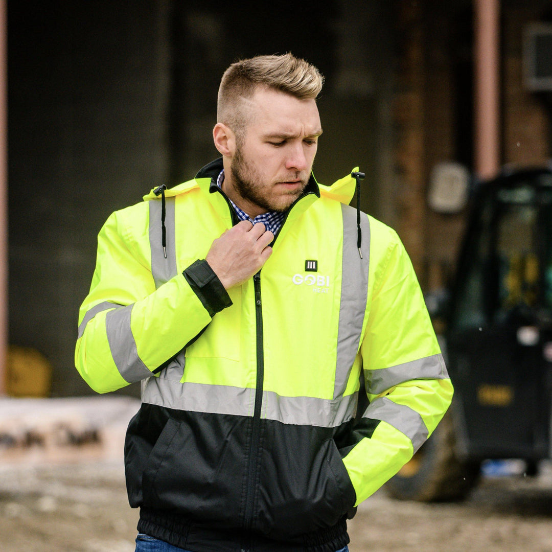 Flash hi vis reflective heated jacket 2025