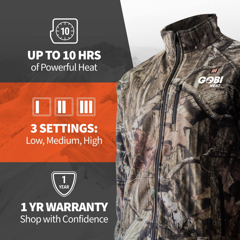 Gobi Heat Sahara Heated Hunting Jacket - Mossy OakÂ® Camo