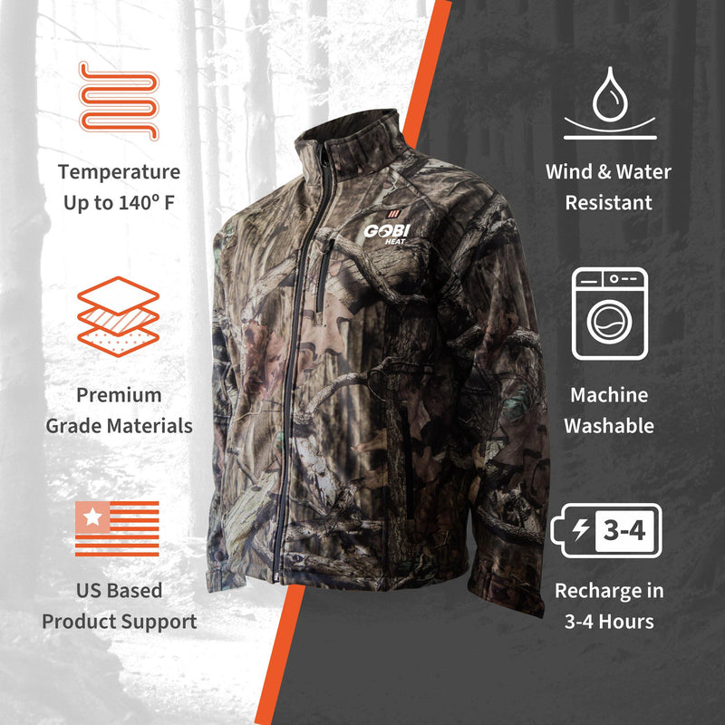 Gobi Heat Sahara Heated Hunting Jacket - Mossy OakÂ® Camo