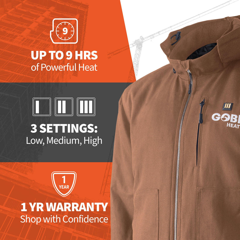 Gobi Heat Grit Mens Heated Workwear Jacket