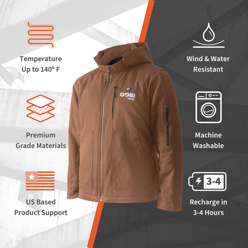 Gobi Heat Grit Mens Heated Workwear Jacket