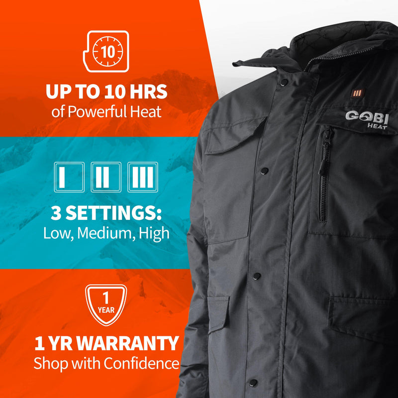 Gobi Heat Shift Mens Heated Snowboard Jacket