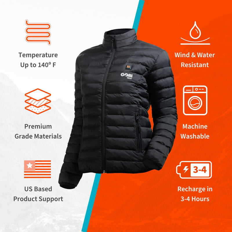 Gobi Heat Wolf Womens Heated Jacket