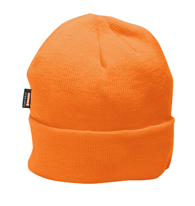 Portwest B013 Hi-Vis Insulatex Lined Insulated Knit Cap