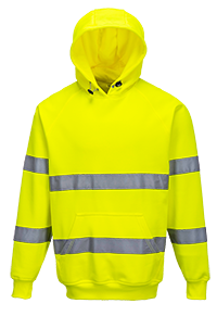 Portwest B304 Hi-Vis Hooded Sweatshirt