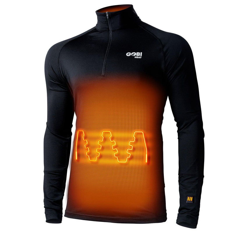 Gobi Heat Basecamp Mens Heated Base Layer Shirt