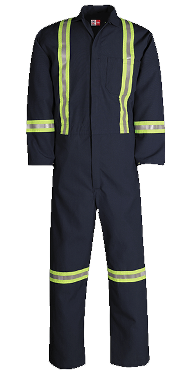 Big Bill 401RTN6 Nomex Unlined Work Coverall with Reflective Material