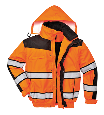 Portwest UC466 Hi-Vis Classic Bomber Jacket