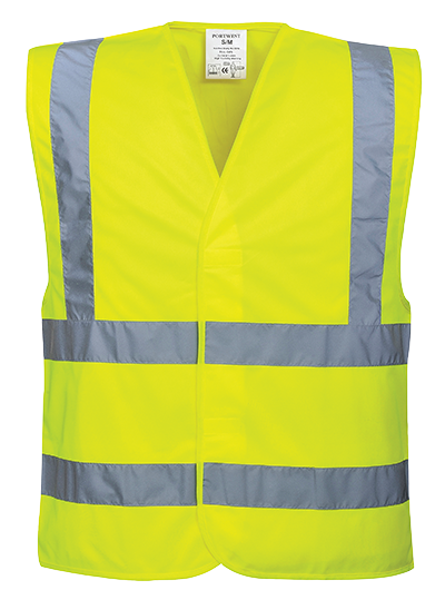 Portwest C470 Hi-Vis Two Band & Brace Vest 