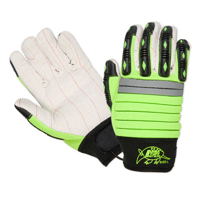 Southern Glove CHMECHG Arma Tuff Hi Vis Green Impact Gloves
