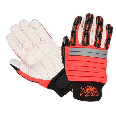 Southern Glove CHMECHO Arma Tuff Hi Vis Orange Impact Gloves