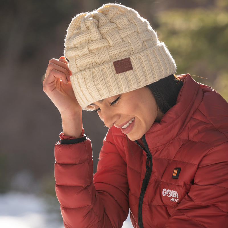 Gobi Heat Crest Womens Heated Beanie