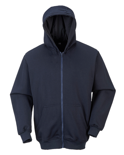 Portwest UFR81 FR Zipper Front Hooded Sweatshirt