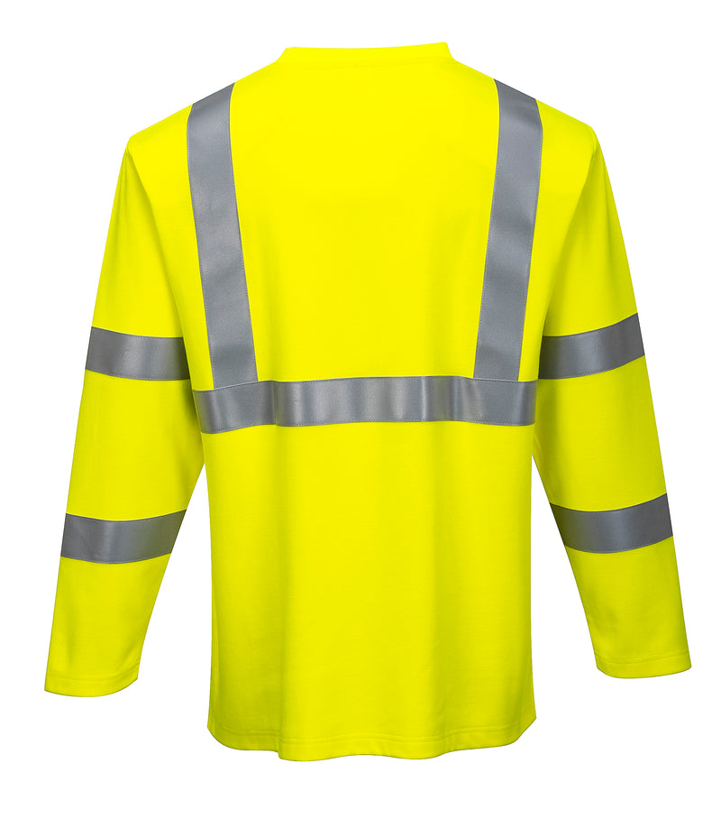 Portwest FR96 FR Class 3 Hi Vis Long Sleeve T Shirt