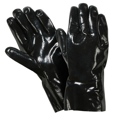Southern Glove IN885-12 Black Neoprene Coated 12" Gauntlet Gloves