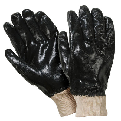 Southern Glove IN885KW Black Neoprene Coated Knit Wrist Gloves