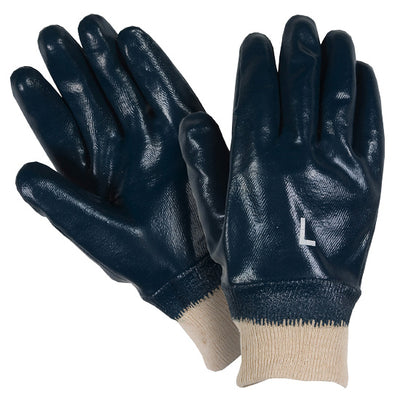 Southern Glove INFC3 Blue Nitrile Coated Knit Wrist Jersey Gloves