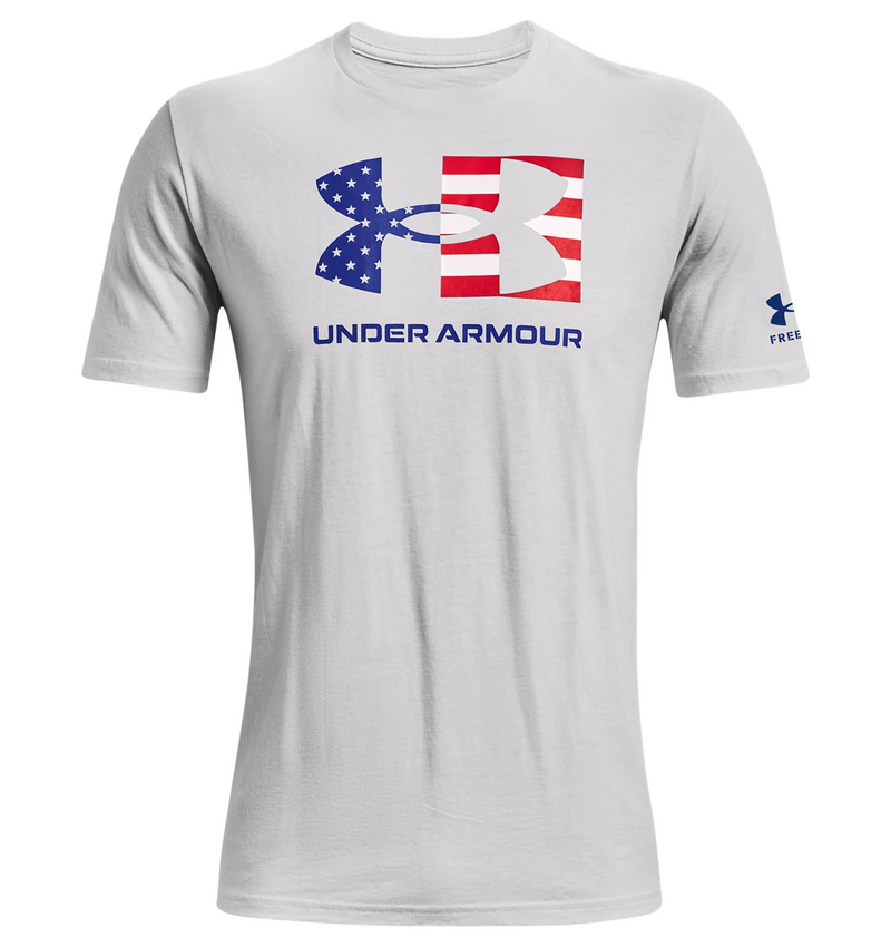UA Freedom Big Flag Logo Lockup T-Shirt