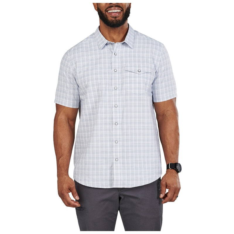 Aiden Short Sleeve Plaid Shirt