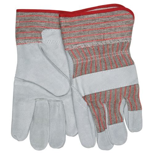 Split Leather Palm Glove w/Starched Cuff
