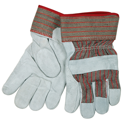 Red Fleece Lined Leather Palm