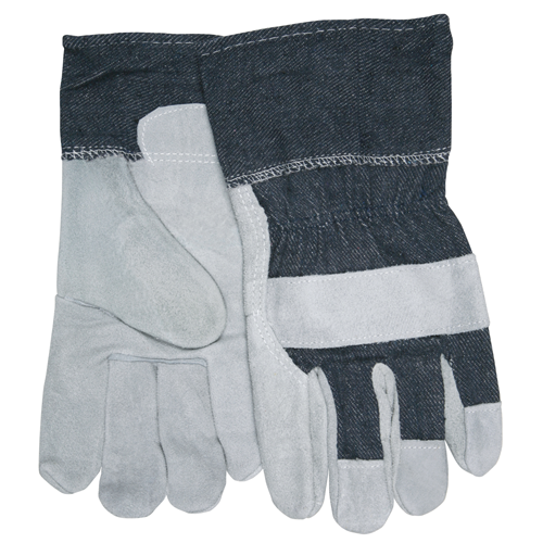 Full Leather Palm Denim Back & Cuff