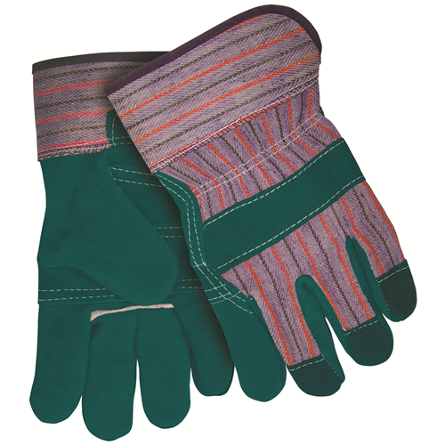 Green Color Leathr Palm W/rubberizd Cuff