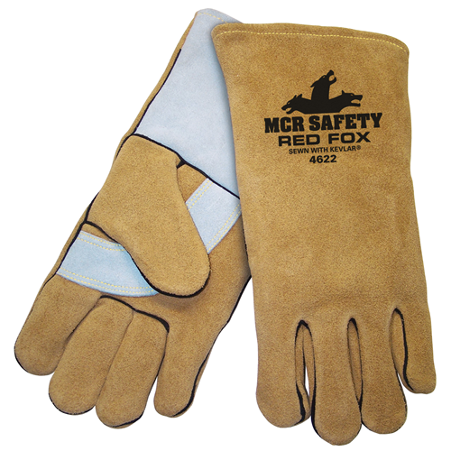 Red Fox Side Leather Welder W/thumb Pad
