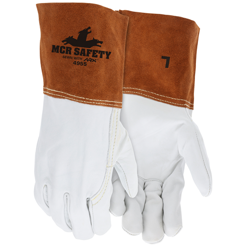 Cow Grain M/T Gray split cow cuff